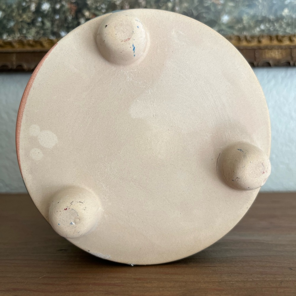 Sunburst Gray Ceramic Planter - Picture 4 of 6